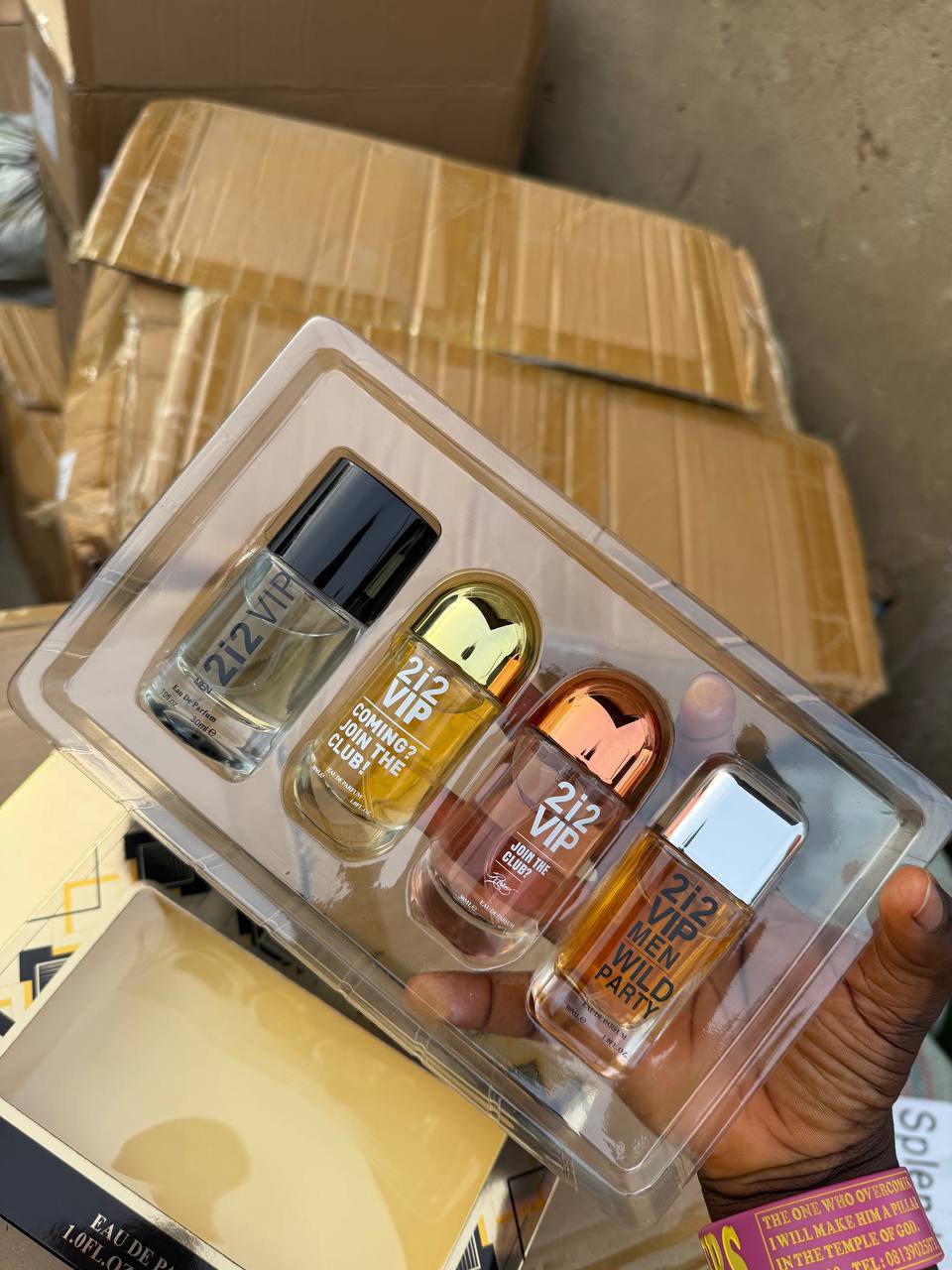 212 VIP Men Mini Fragrance Collection – 4-Piece Eau de Parfum Gift Set
