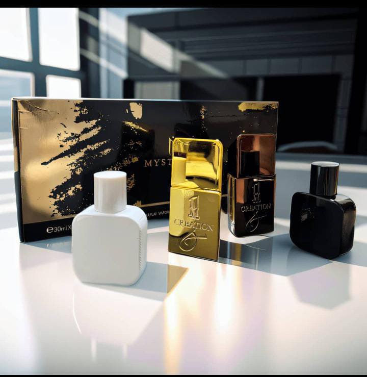 MYSTICAL CREATION Luxury Fragrance Discovery Set – 4-Piece Miniature Collection