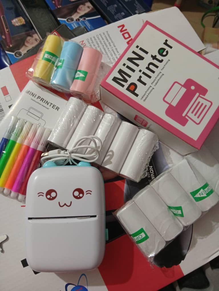 Adorable Portable Mini Thermal Printer Bundle