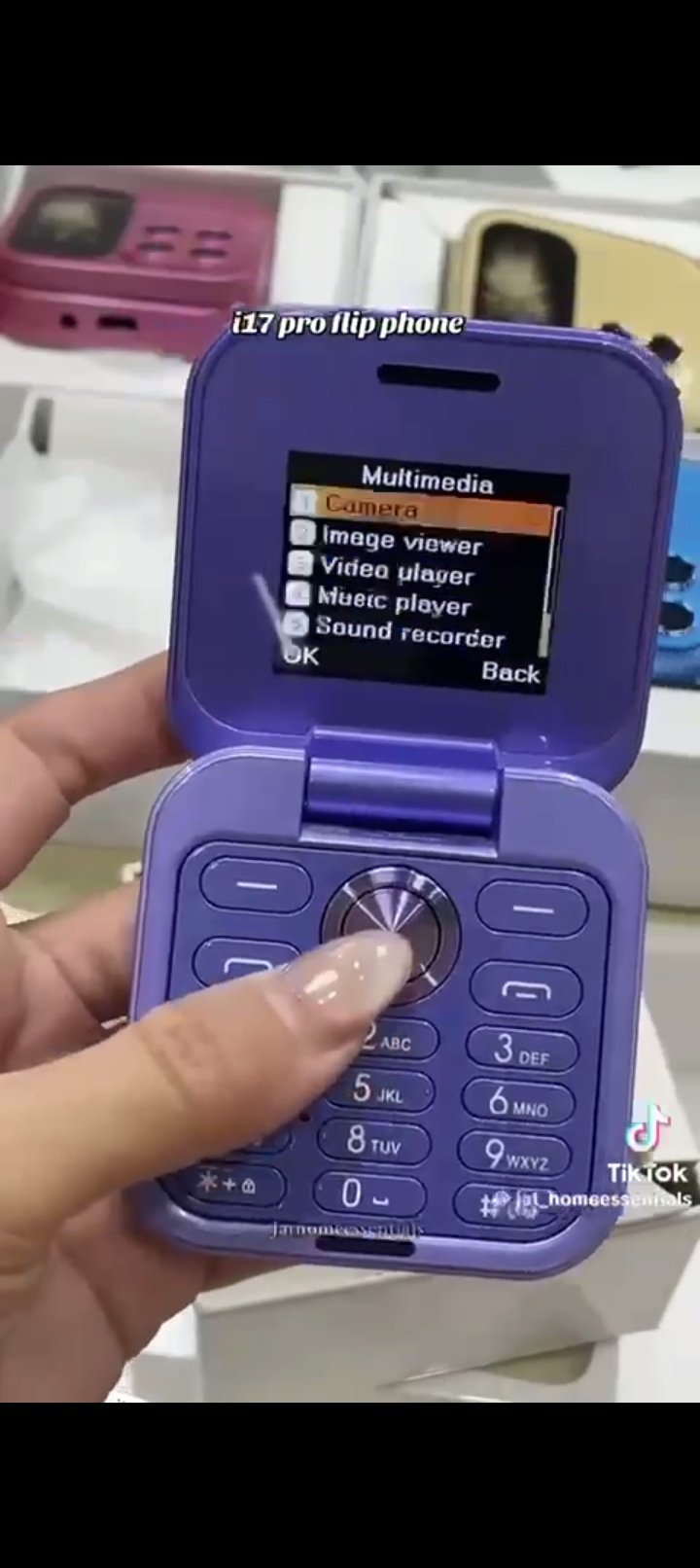 🌟 NEW UPGRADE: i17 Pro Mini Foldable Flip Phone 🌟 3