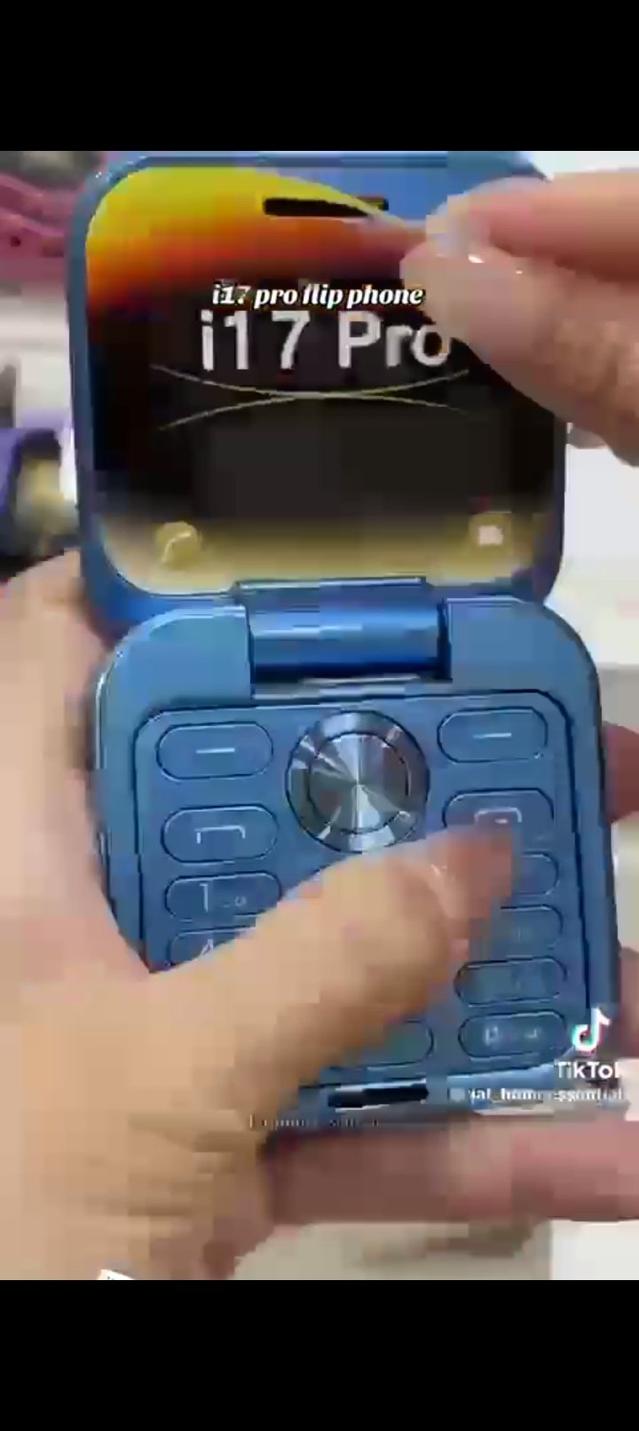 🌟 NEW UPGRADE: i17 Pro Mini Foldable Flip Phone 🌟 4