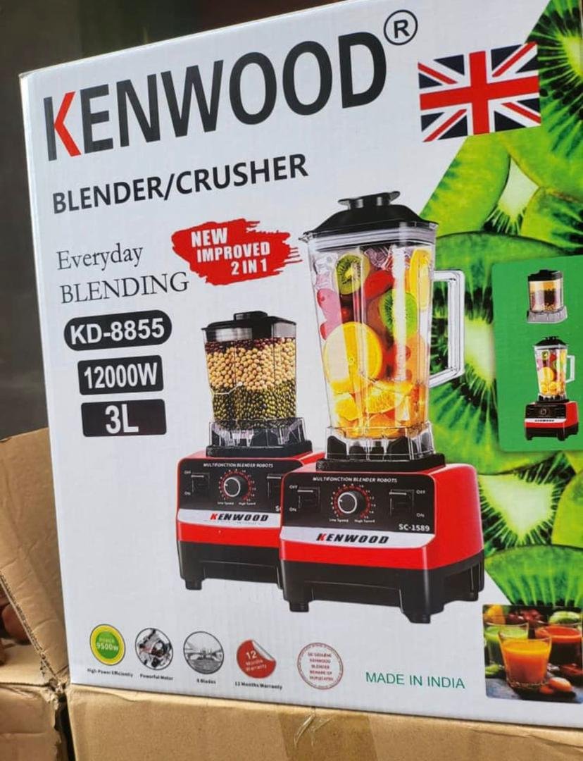 Kenwood KD-8855 Blender & Crusher (3L) – New Improved 2-in-1 Design