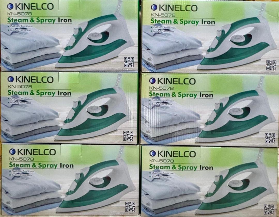 Kinelco Steam & Spray Iron – KN-5078 / KN-5079 Series 3